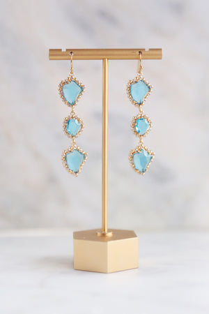 Faceted Crystal Earrings