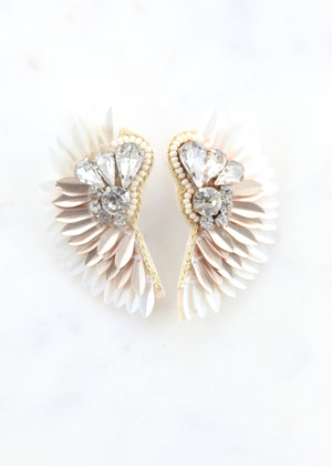 Open image in slideshow, Ombre Angel Wing Earrings (4 colors available)
